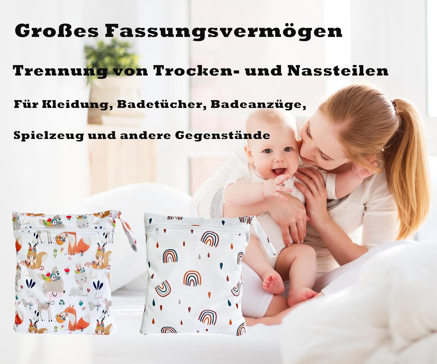 Thumbnail 1 de TRASUN Wet Bag 2er-Set für Windeln