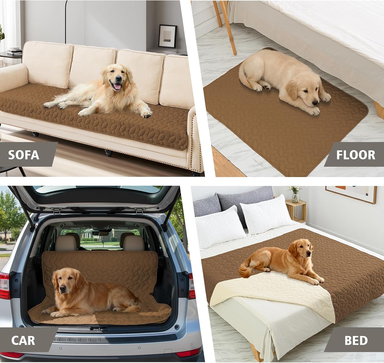 Detalle de Ameritex Waterproof Dog Bed Cover 68×82 in