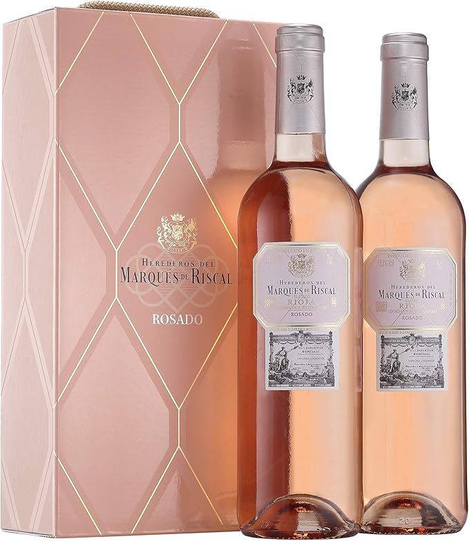 Detalle de Marqués de Riscal Vino Rosado Rioja Estuche 2x750ml 🍷