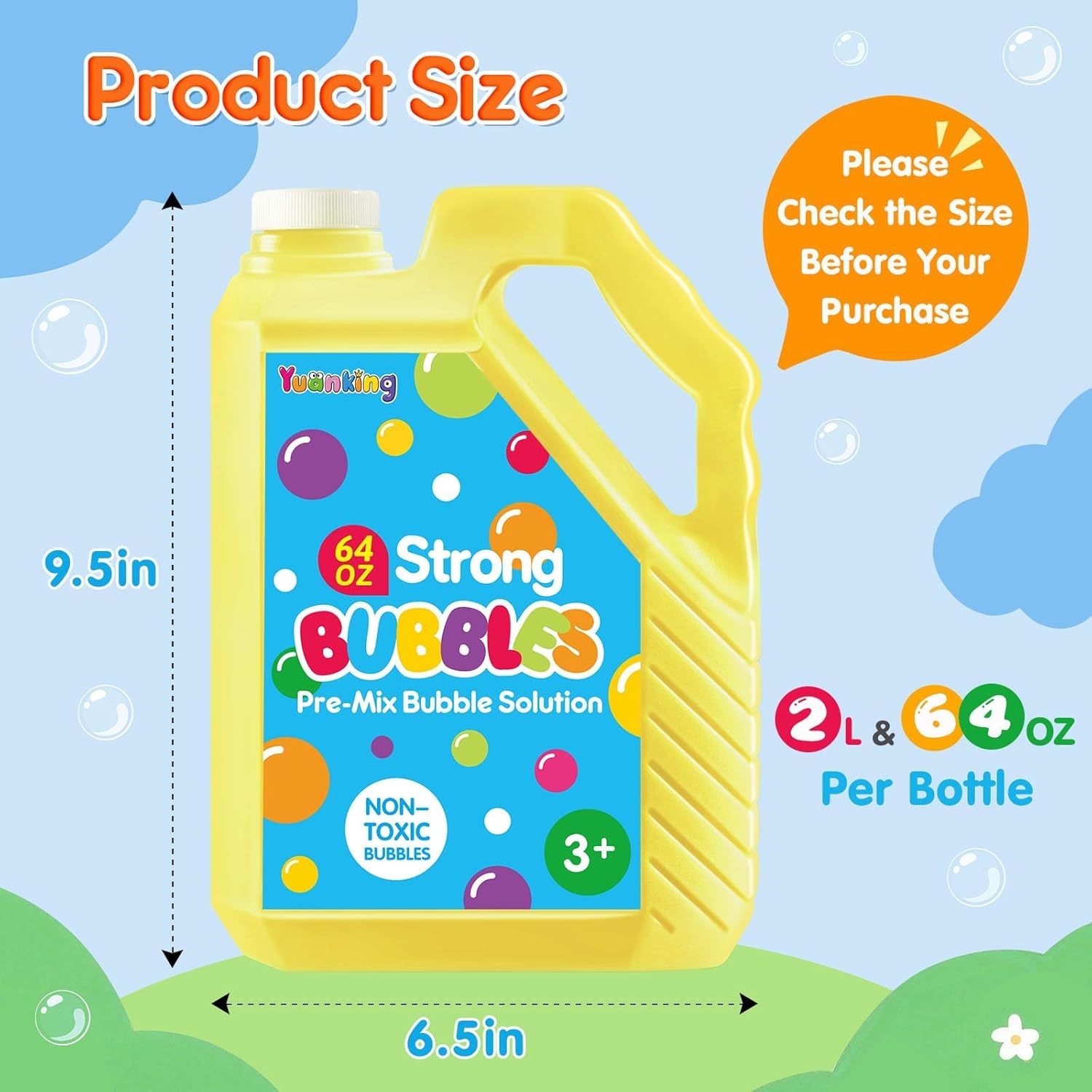 Detalle de 64 oz Ready-to-Use Bubble Solution Refill