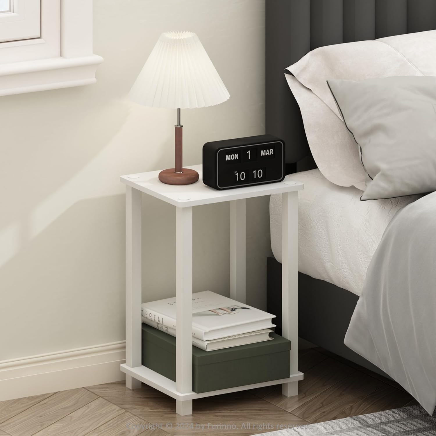 Detalle de Furinno Nightstand White