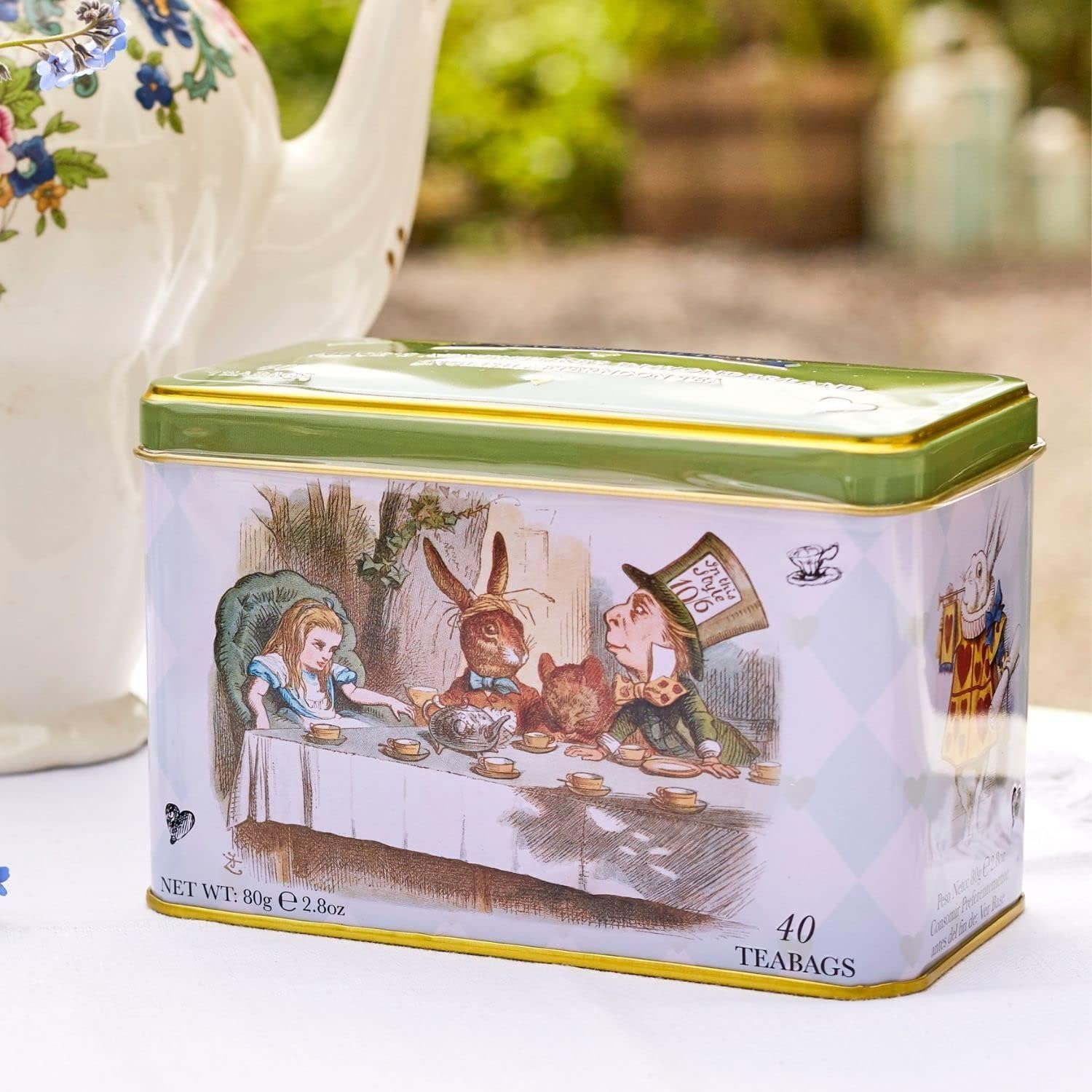 Thumbnail 6 de New English Teas Alice in Wonderland Tea Tin — 40 sachets English Afternoon
