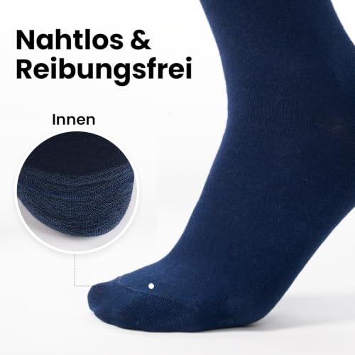Thumbnail 3 de SukModen Diabetiker-Socken Herren & Damen – 10 Paar, ohne Gummibund, weiche Baumwolle