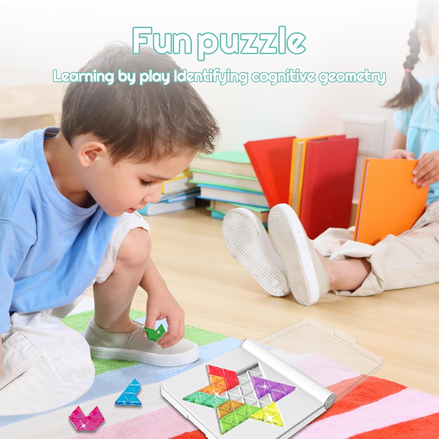 Thumbnail 6 de Tangram Puzzle six-pointed star 1-piece set 🧩