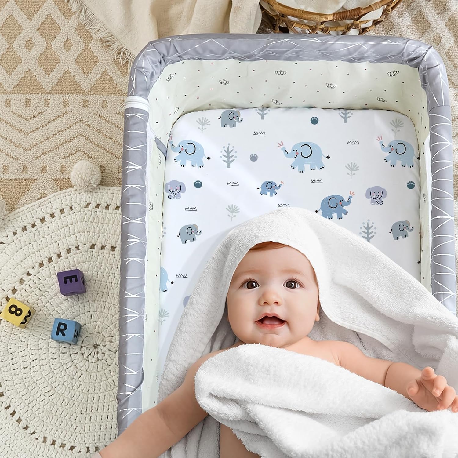 Detalle de NacoMoco Bassinet Sheets 33 x 20 in.
