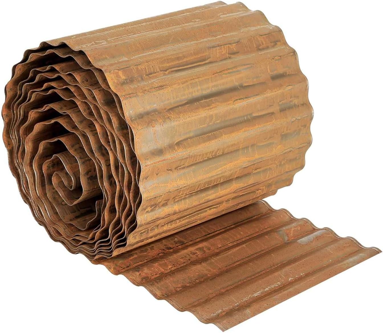 Thumbnail 6 de Corrugated Metal garden edging wave roll 16cm