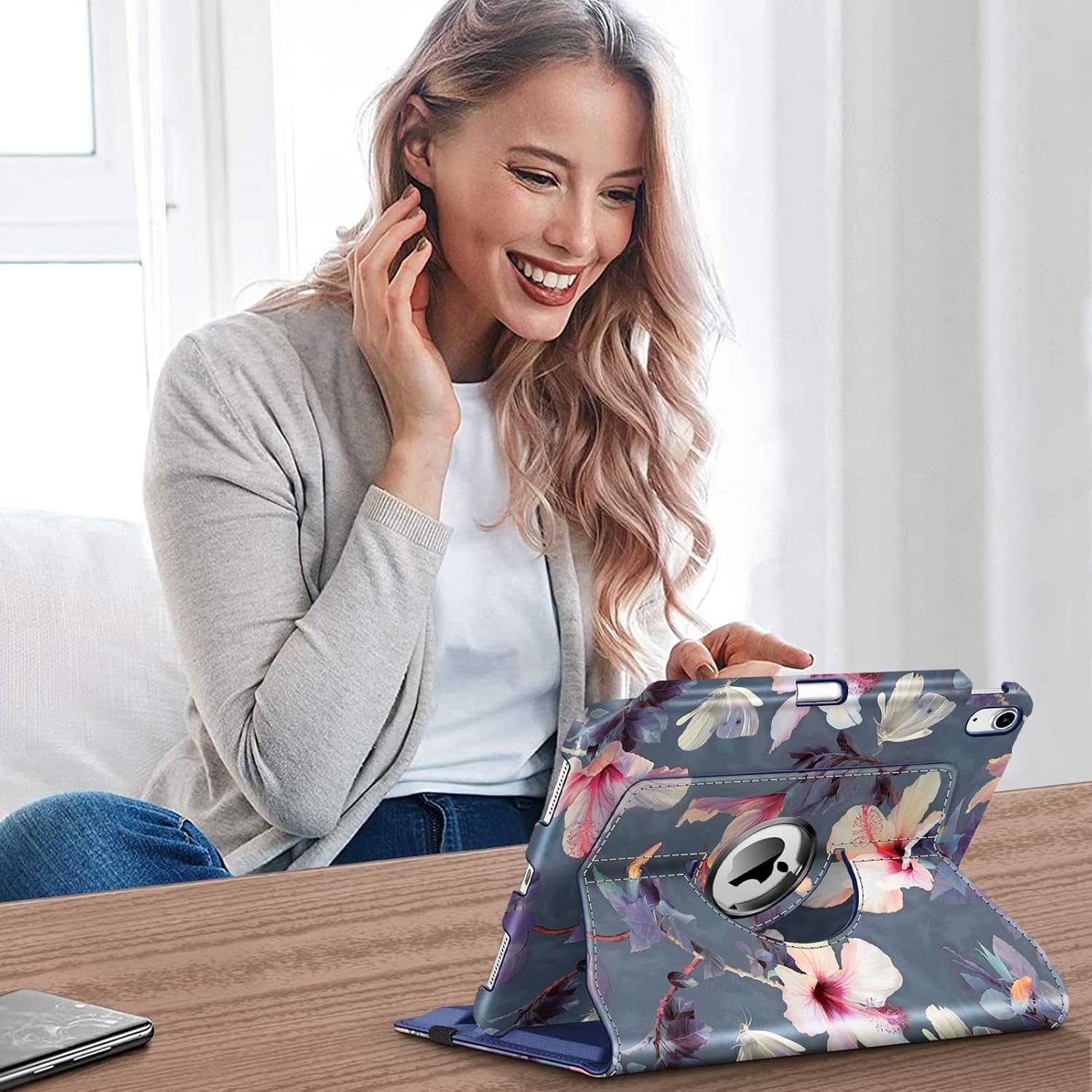 Thumbnail 6 de FINTIE Rotating Case for iPad (A16) 11-inch (2025) & iPad 10th Gen 10.9-inch (2022) with auto wake/sleep and pencil holder