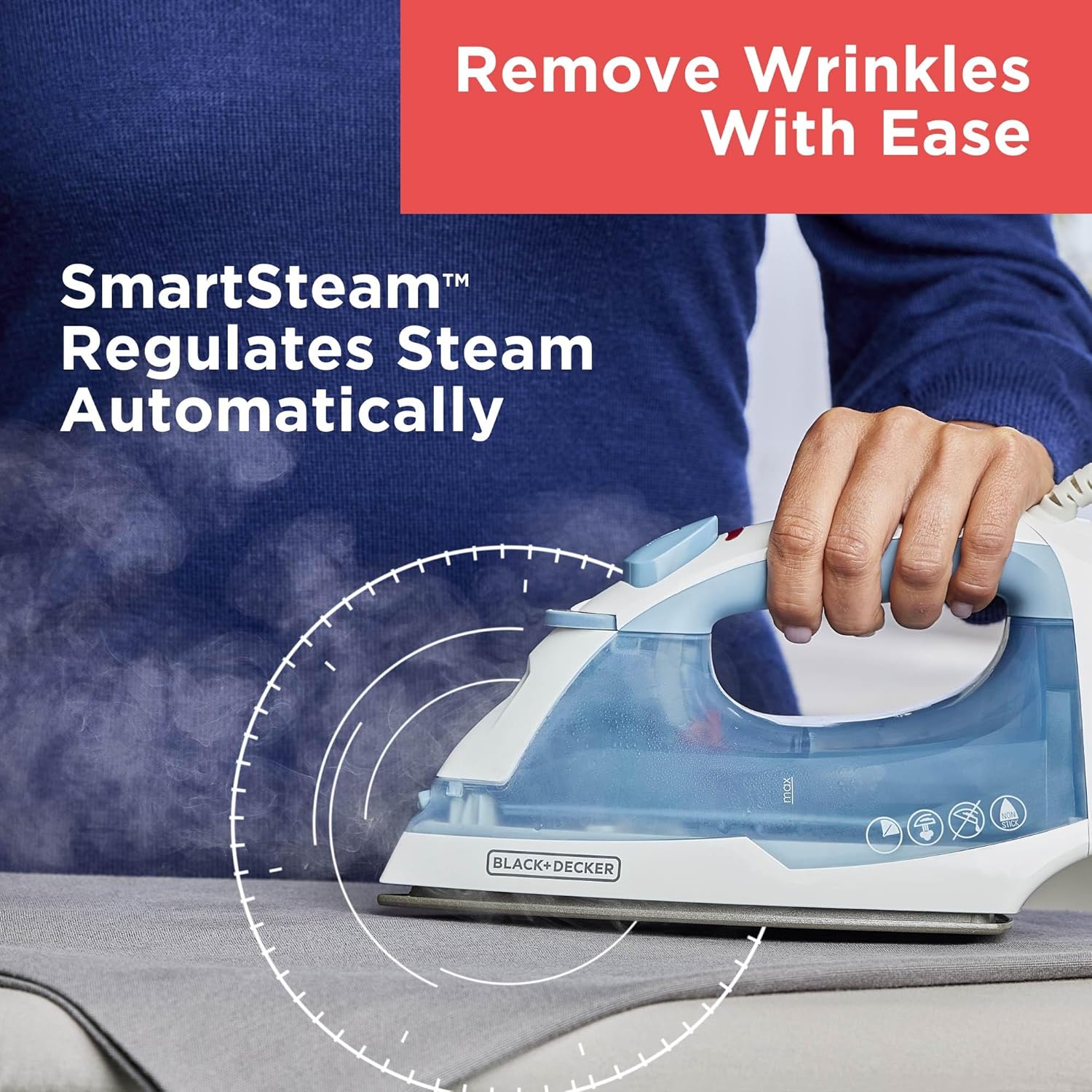 Thumbnail 5 de Black+Decker Easy Steam Compact Iron