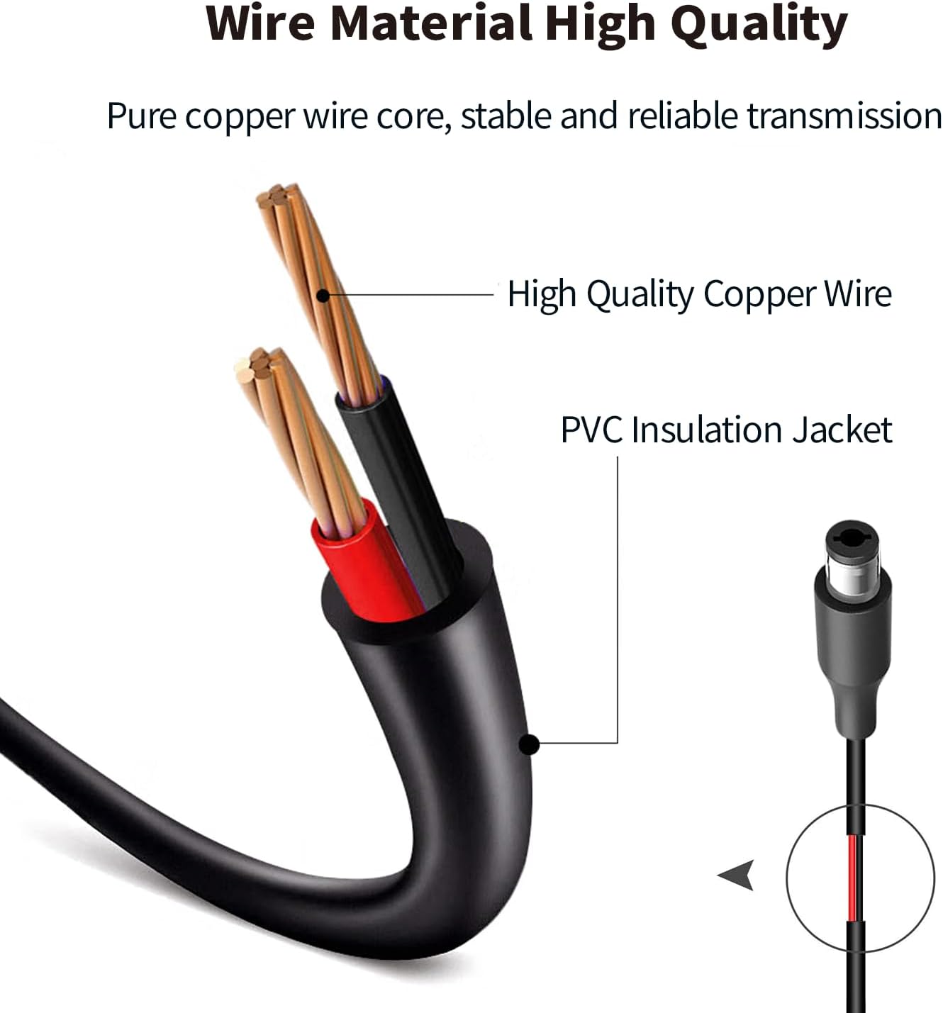 Thumbnail 6 de TONTON DC-verlengkabel voor Philips Hue Play Bars, 3,5 m, 20 AWG