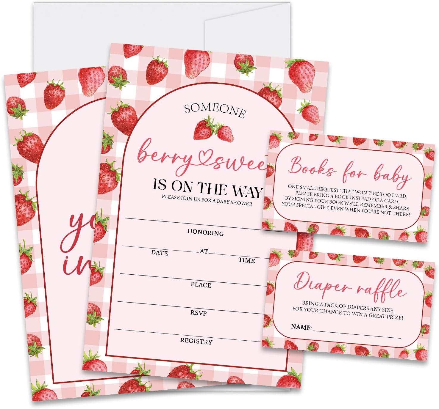 Thumbnail 6 de RLCNOT Baby Shower Invitation Set, Coated Paper