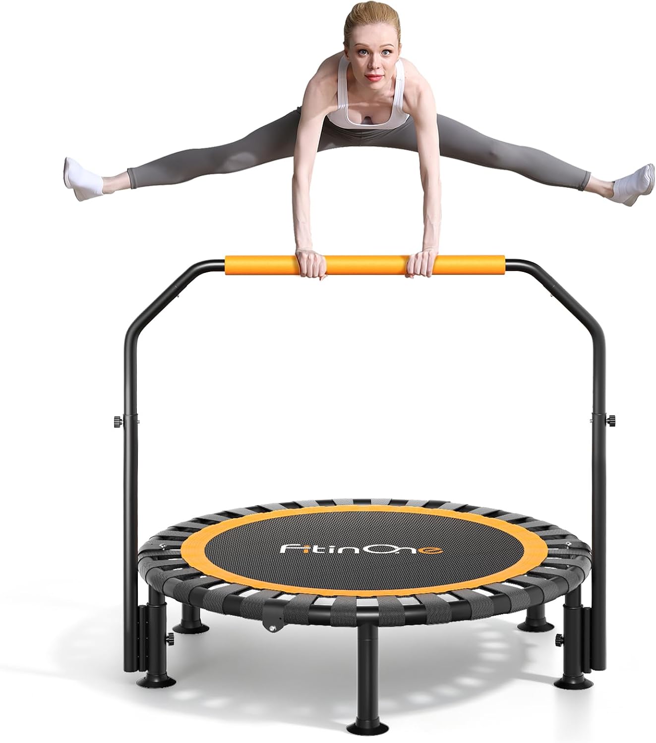 Detalle de FitinOne 40"/48" Foldable Mini Trampoline with 330 lbs Capacity