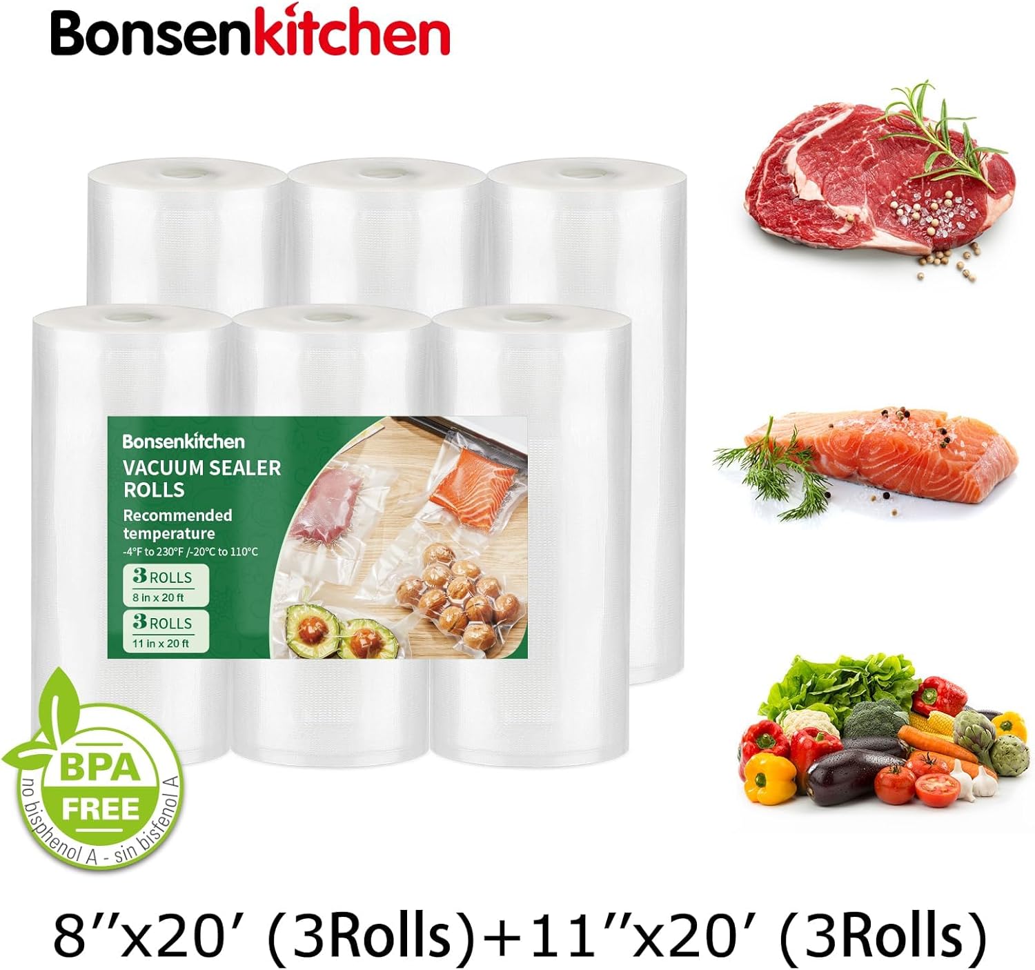 Thumbnail 6 de Bonsenkitchen rollos envasado al vacío 28x600