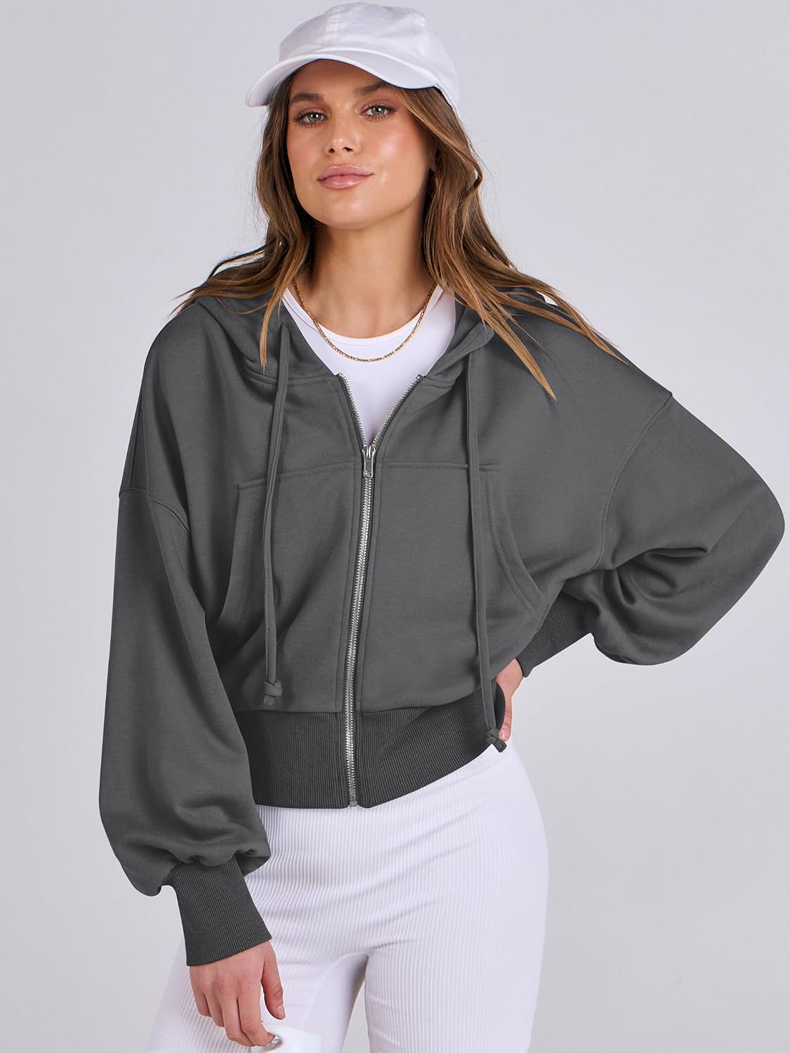 Detalle 2 de ANRABESS Women's Zip Hoodie