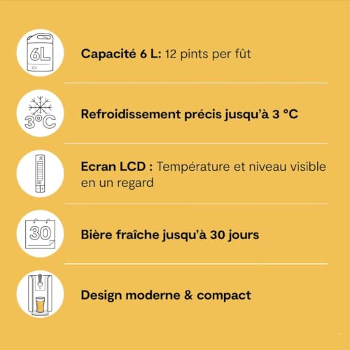 Thumbnail 6 de PerfectDraft – Pack Tireuse à bière et fût Kwak Blonde 6L