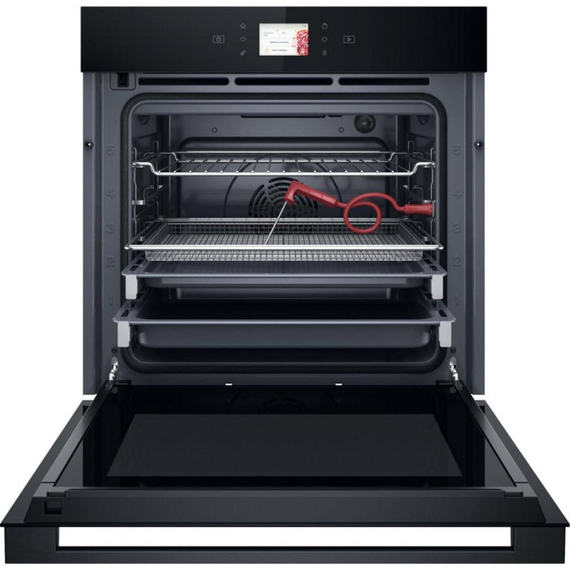 Detalle 2 de Whirlpool WOI98MPT2SBA: Horno eléctrico de 73 L con autolimpieza pirolítica e hidrolítica (negro, integrado)