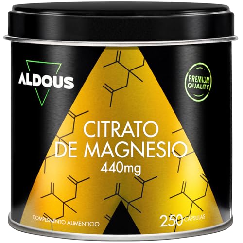Detalle de Citrato de Magnesio 440 mg — 250 cápsulas 💊