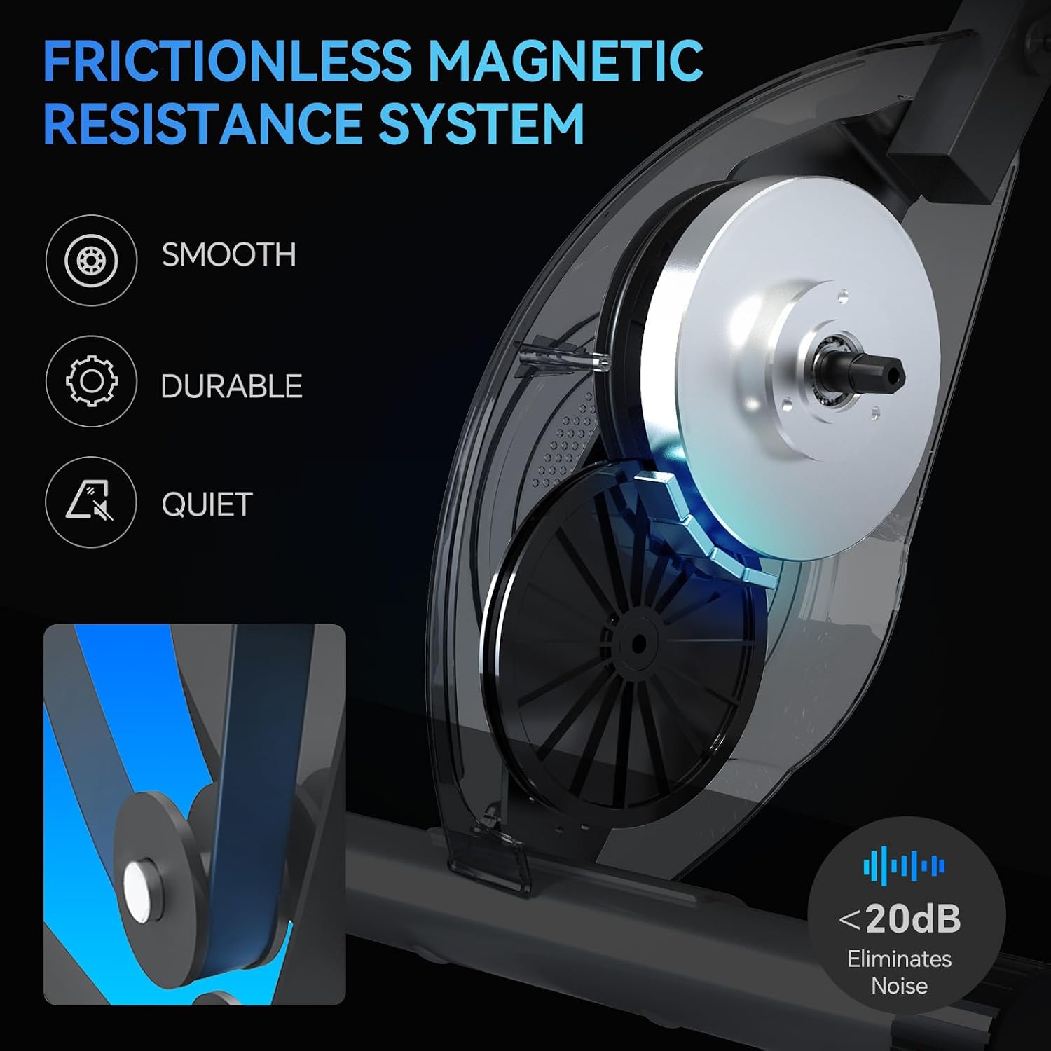 Thumbnail 6 de Foldable Exercise Bike with 16-Level Resistance ⚙