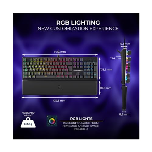 Thumbnail 3 de NEWSKILL Serike V2 Teclado mecánico Full Layout RGB con switches Hot-Swap