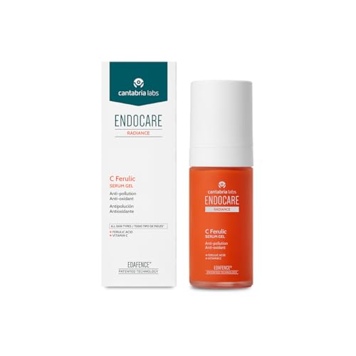 Detalle de Cantabria Labs Endocare Radiance C Ferulic Serum Gel 30 ml: antipolución, antioxidante e iluminador