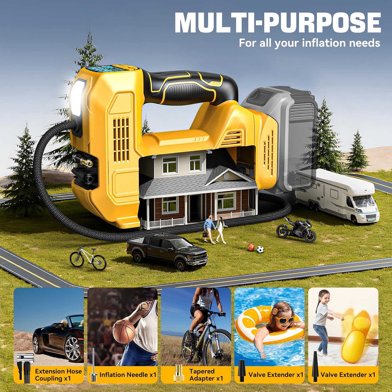 Thumbnail 4 de LIVOWALNY Cordless Tire Inflator 160 PSI
