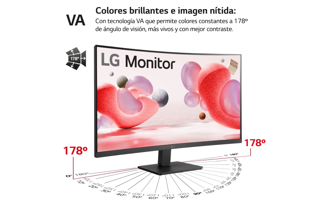 Thumbnail 1 de LG 32MR50C-B Outlet monitor 32"