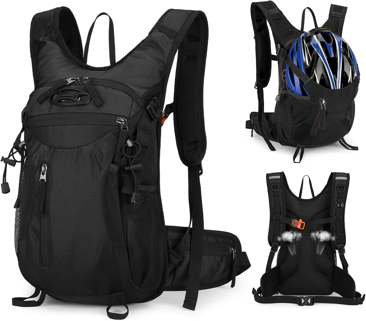 Detalle de Outplea 15L Leicht Fahrradrucksack – Vielseitiger 15-Liter-Rucksack für Damen und Herren