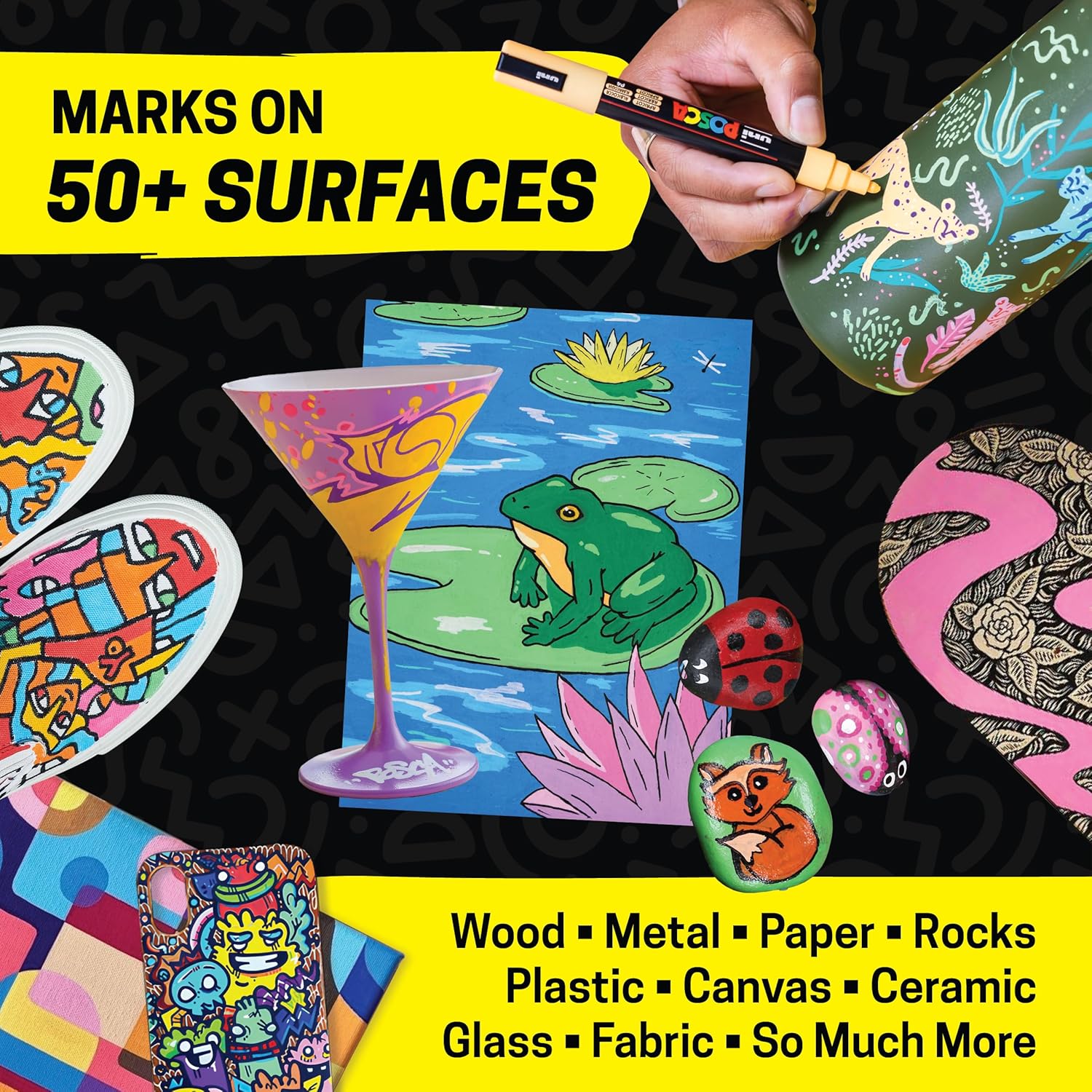 Thumbnail 1 de posca Paint Markers 15-Count Fine Tip 🎨