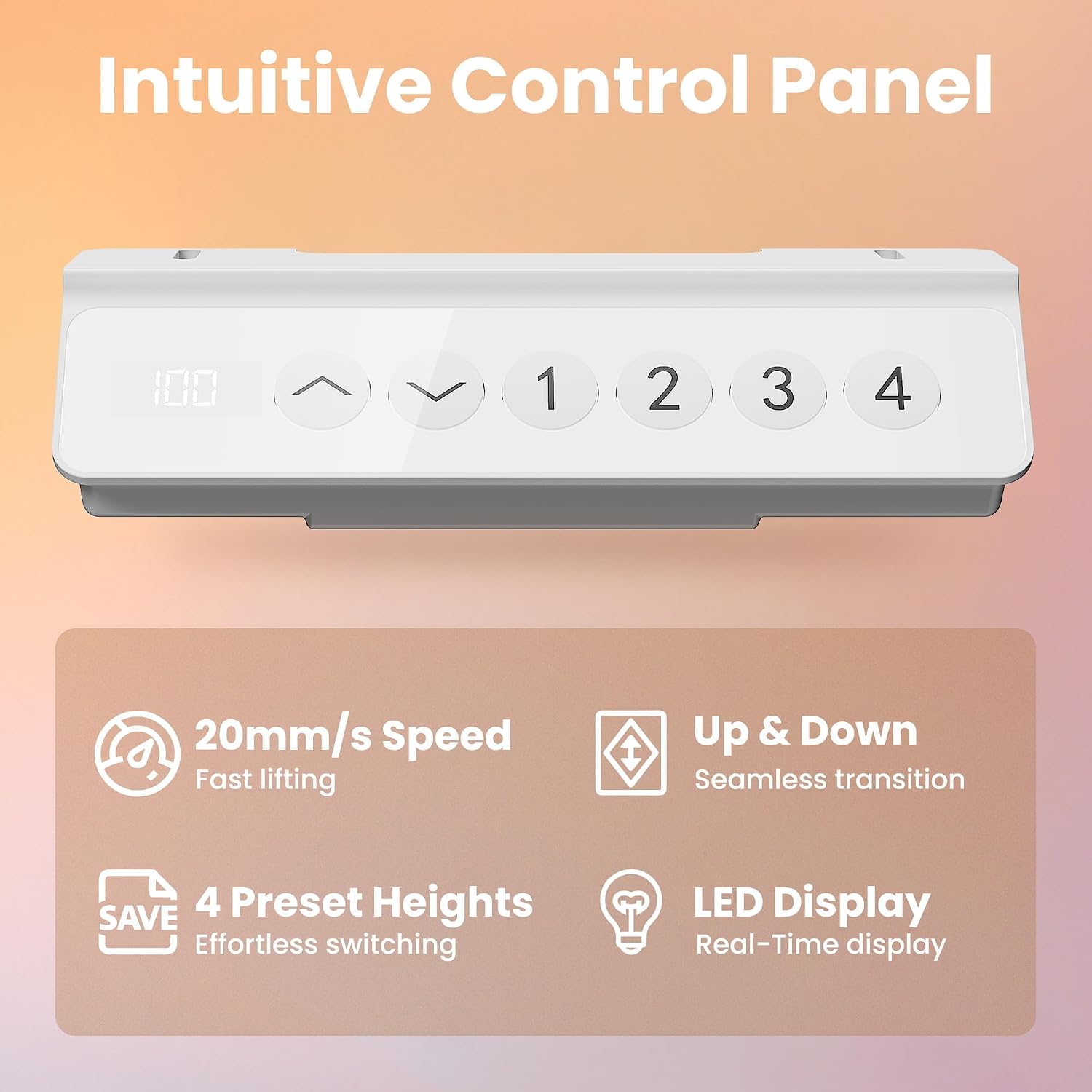 Thumbnail 5 de HUANUO Standing Desk with USB Charging Port 120 x 60 cm review