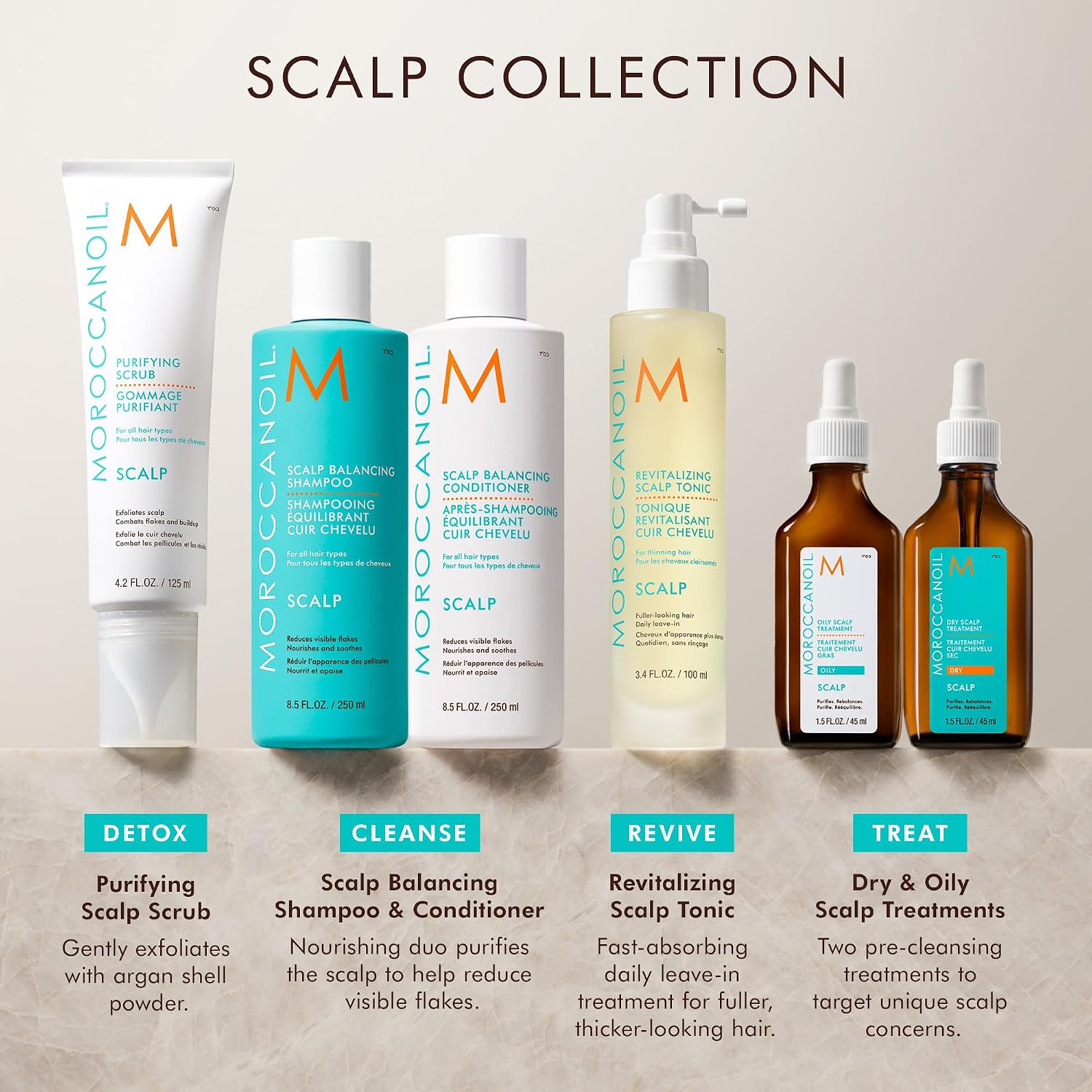 Detalle de Moroccanoil Behandlung für Kopfhaut (45 ml) – leichte Lotion für Kopfhaut & Styling