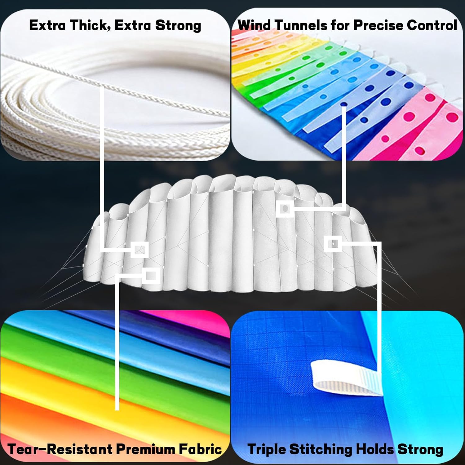 Detalle de Simxkai 2-line sport kite