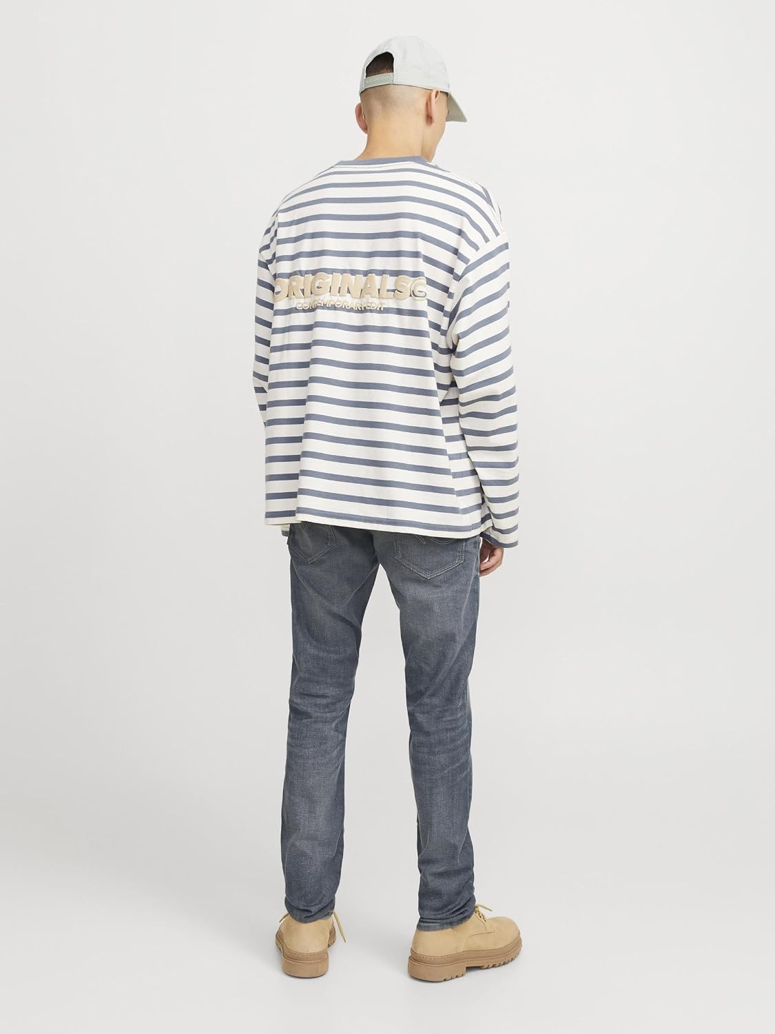 Detalle de Jeans uomo JACK & JONES Jjiglenn Jjicon 619 NOOS a 5 tasche con comfort stretch