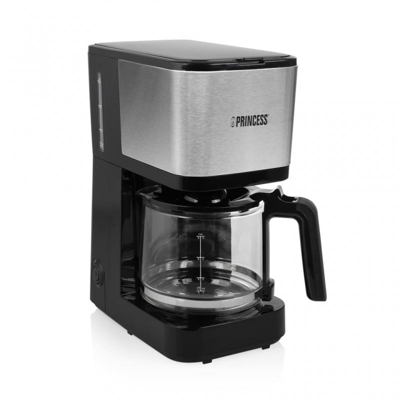 Detalle 2 de Princess Compact 12 Cafetera de goteo 1,25 L 750 W negro/plata
