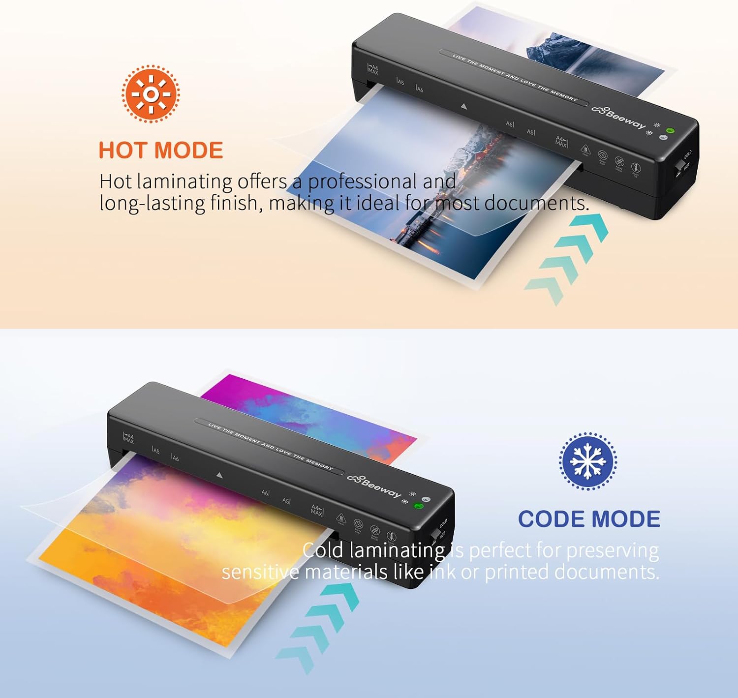 Detalle 2 de BEEWAY A4 Laminator 320mm/min