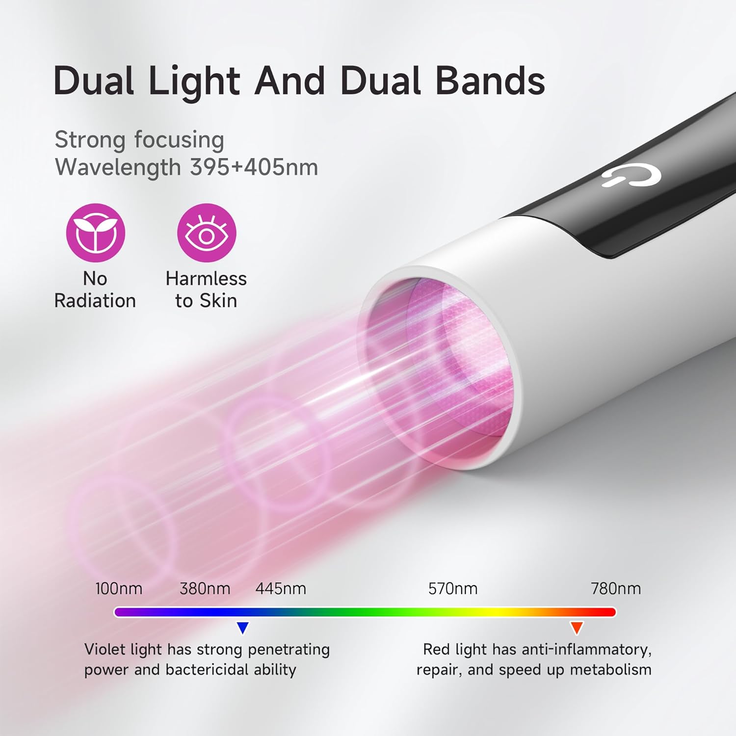 Thumbnail 4 de Halmai Lampes UV portable pour Vernis à Ongles Gel – Secage rapide, mini lumière rouge et USB rechargeable