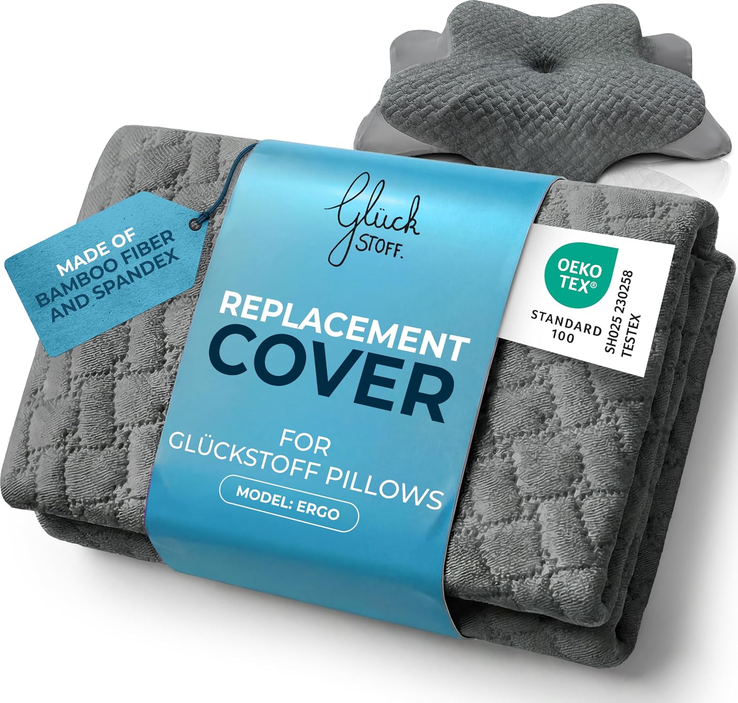Thumbnail 6 de Glückstoff Orthopedic Neck Pillow for All Sleep Types