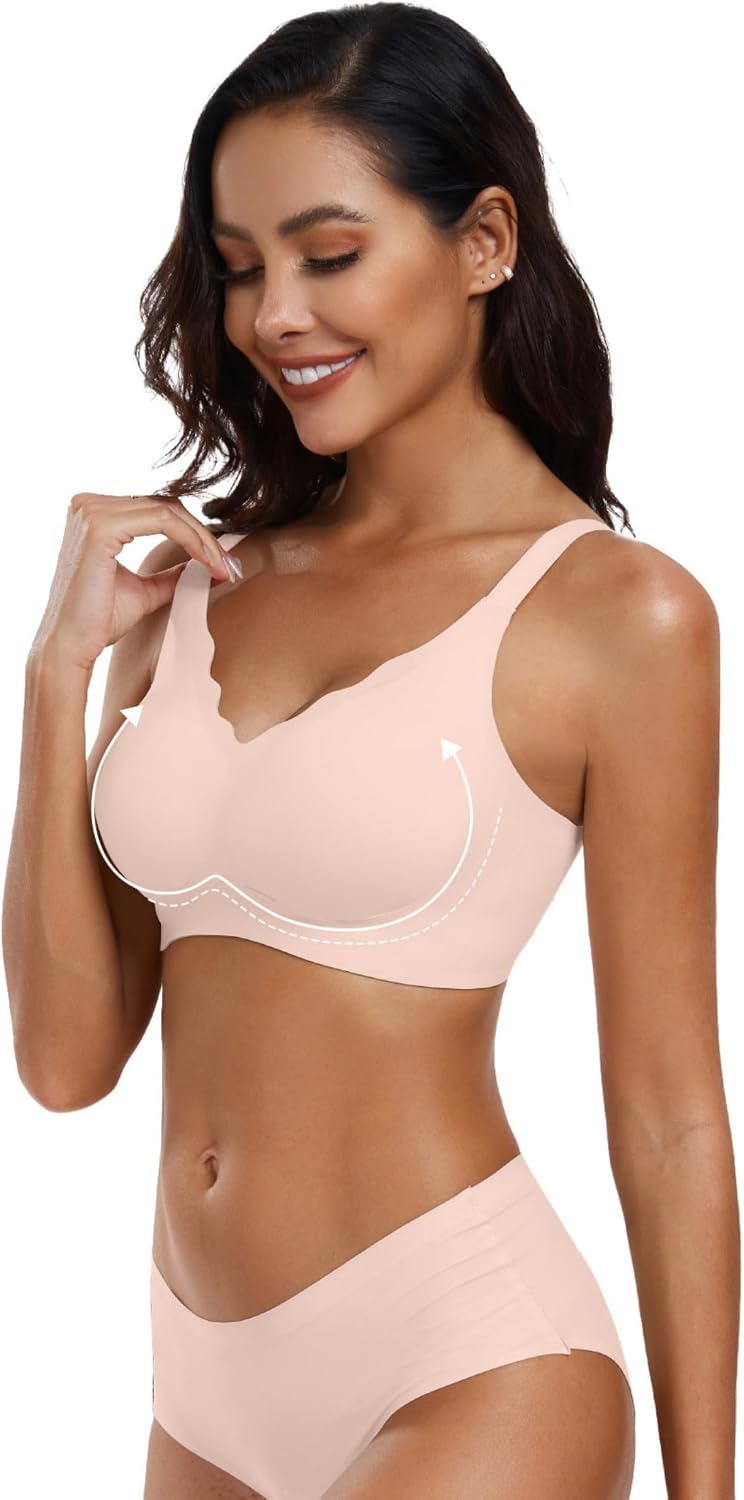 Detalle 2 de OEAK Wireless Push Up Full Coverage Bra