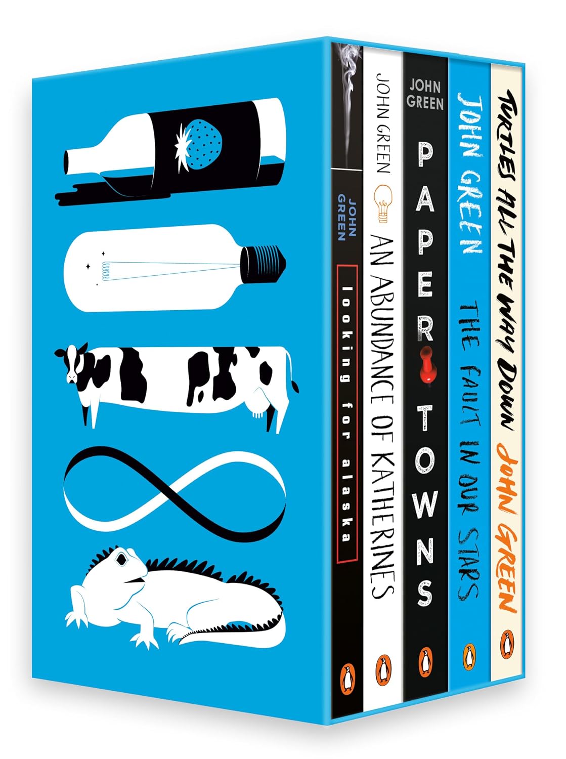 Detalle de John Green: The Complete Collection Box Set, Paperback, 1,552 Pages