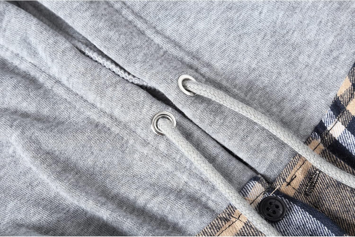 Thumbnail 6 de ZITY Flannel Hoodie Shirt