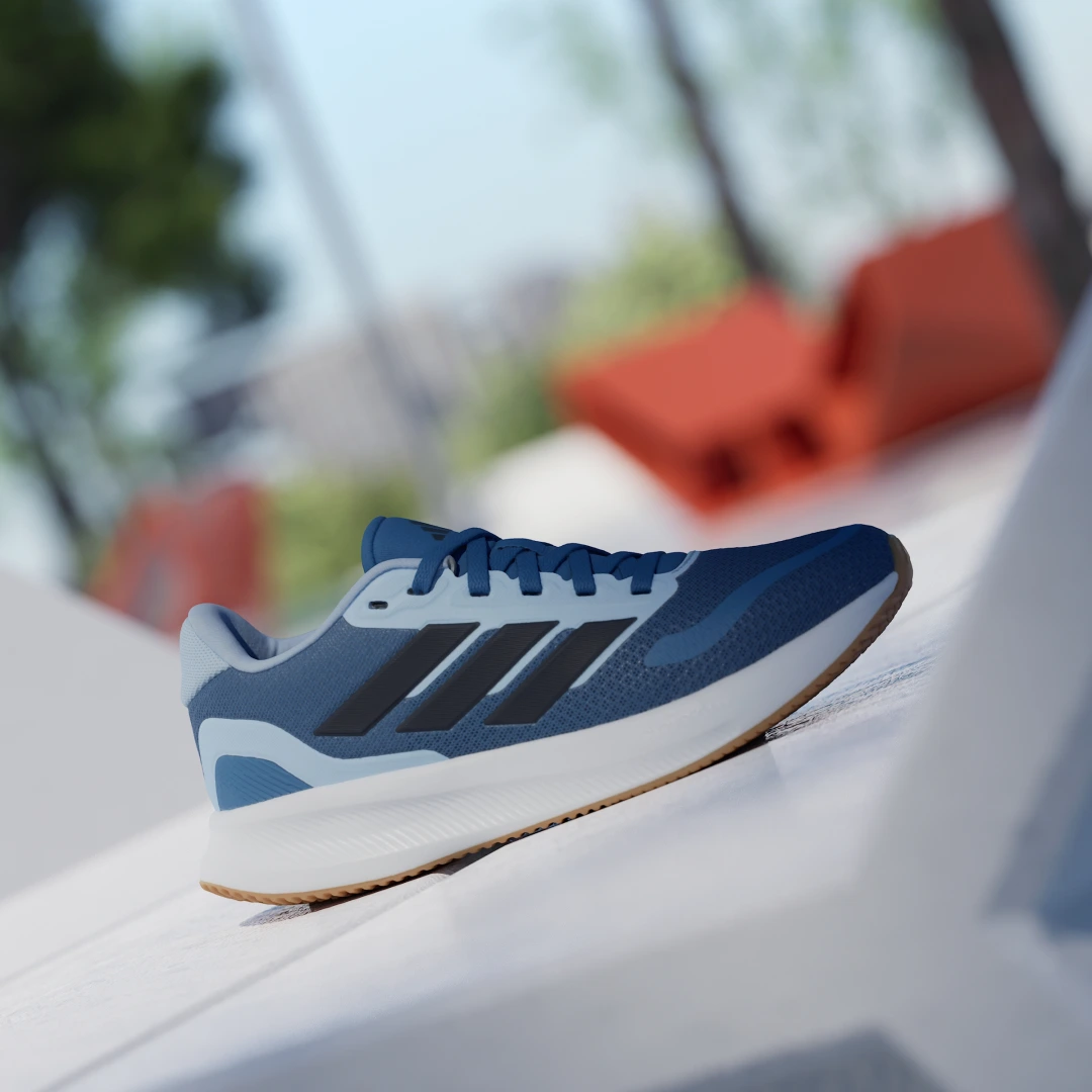 Thumbnail 1 de Adidas Runfalcon 5: zapatilla azul para running casual y diario