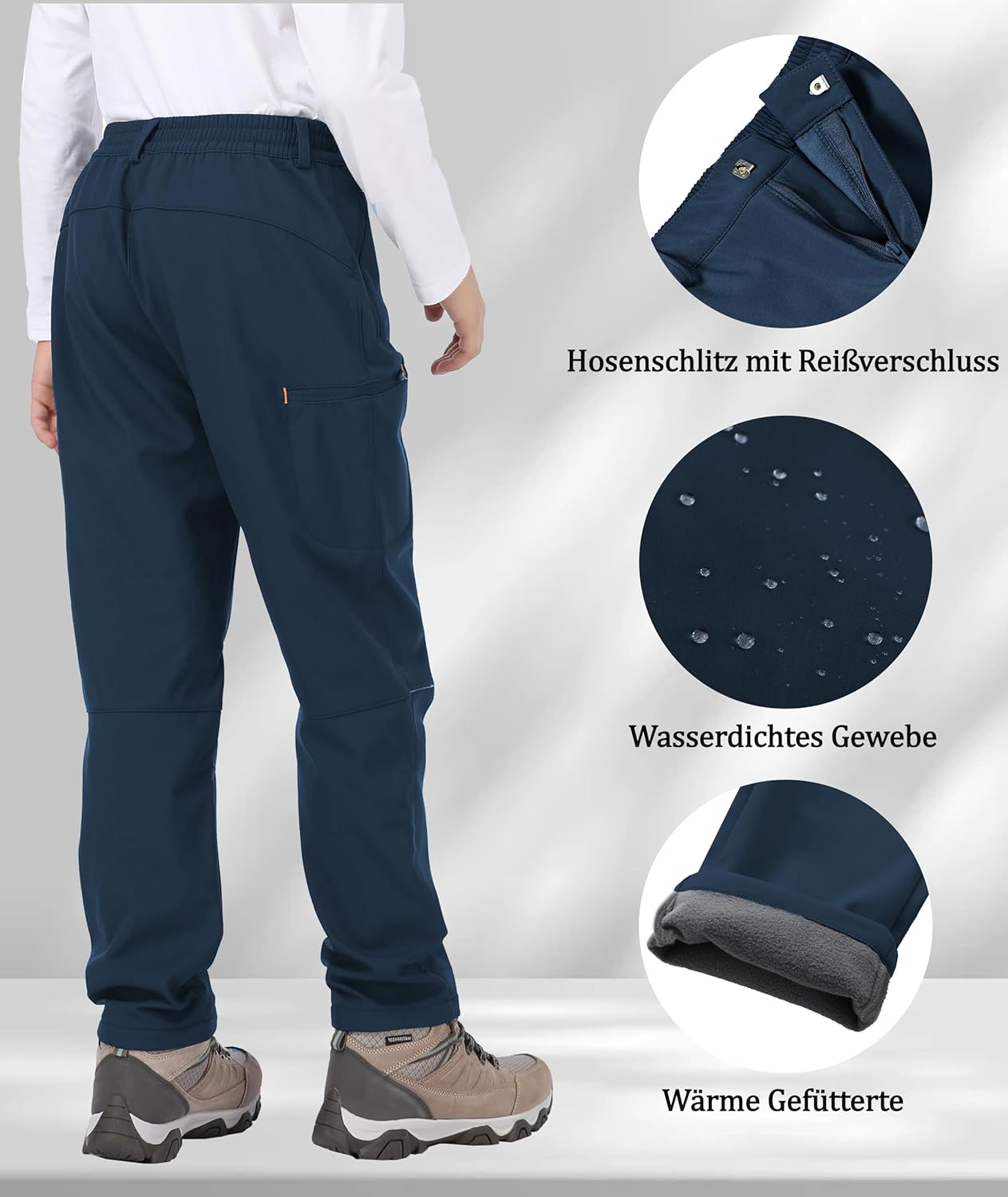 Thumbnail 4 de Zoofly Kinder Skihose gefüttert