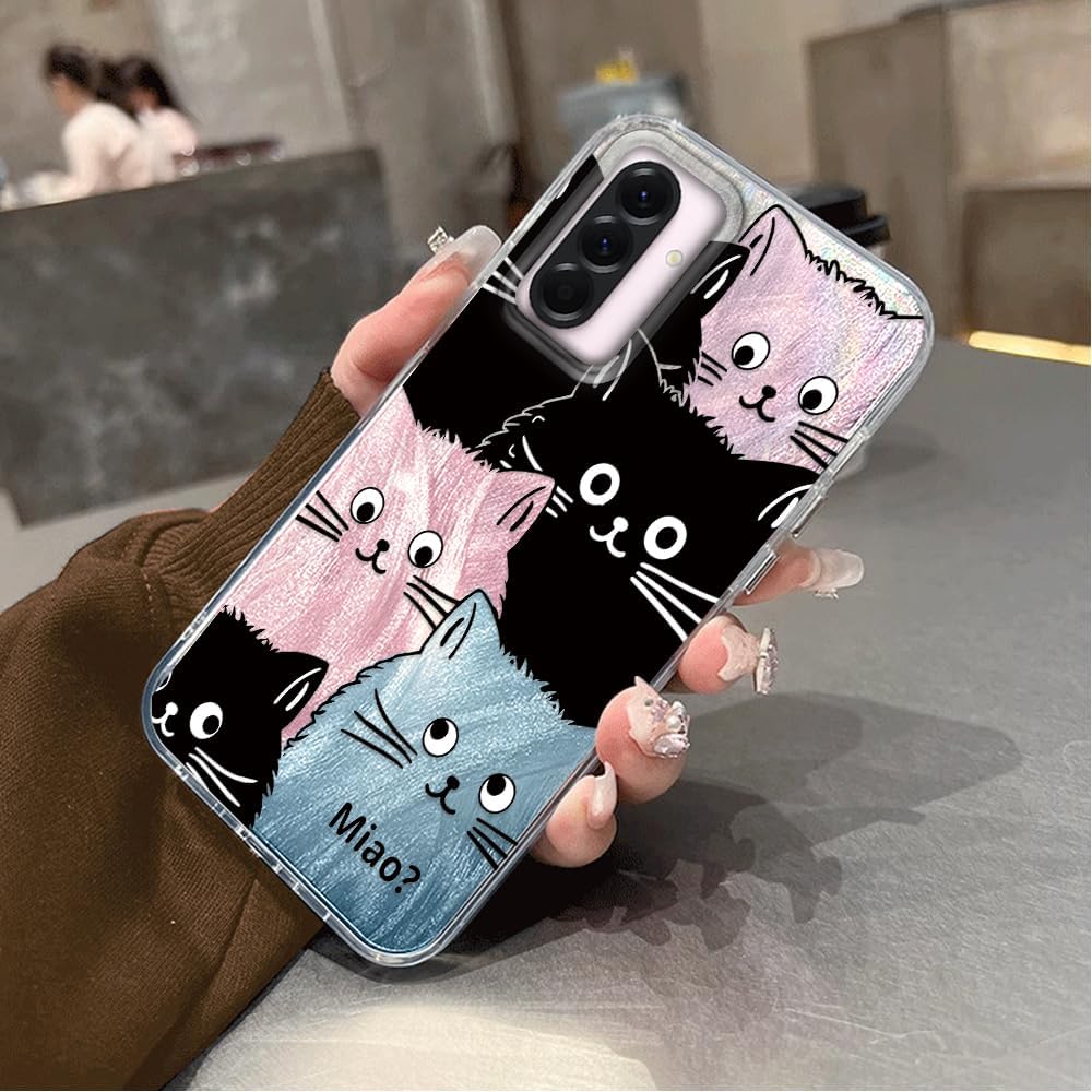 Thumbnail 6 de Tedyhulle Hülle für Samsung Galaxy A26 5G – Niedliche Katzen-Print, Bunt, Dünn & Stoßfest