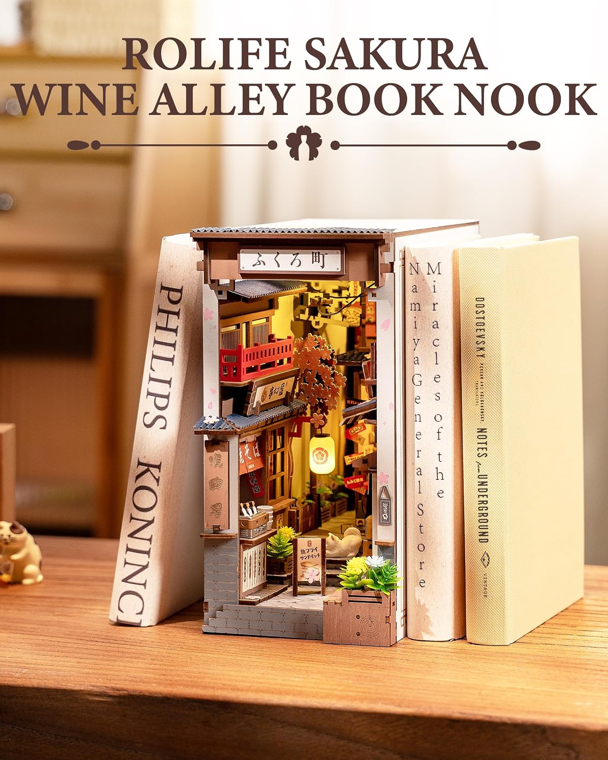 Thumbnail 6 de Rolife Book Nook Kit miniatura 3,5 ore