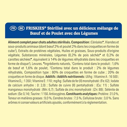 Thumbnail 6 de Friskies croquettes pour chat adulte stérilisé 3 kg