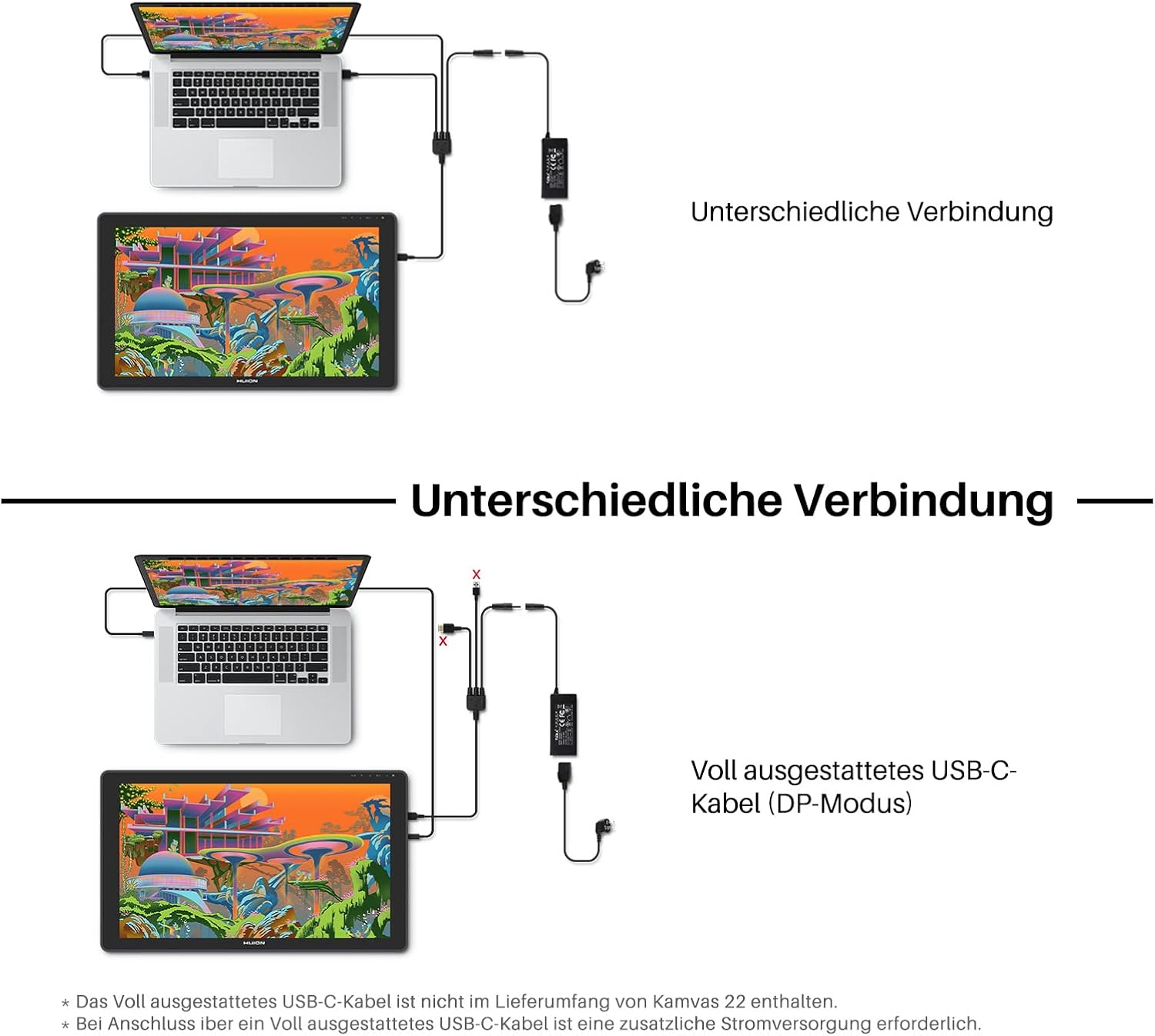 Thumbnail 3 de HUION Kamvas 22 Grafiktablett mit 21,5-Zoll-Display und PW517-Stift