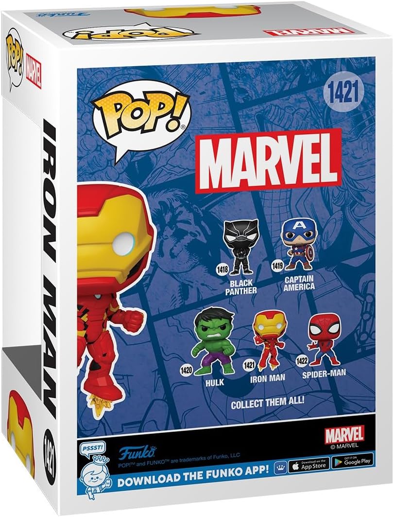 Detalle de Funko POP! 82499 Iron Man – winylowa figurka Marvel Comics