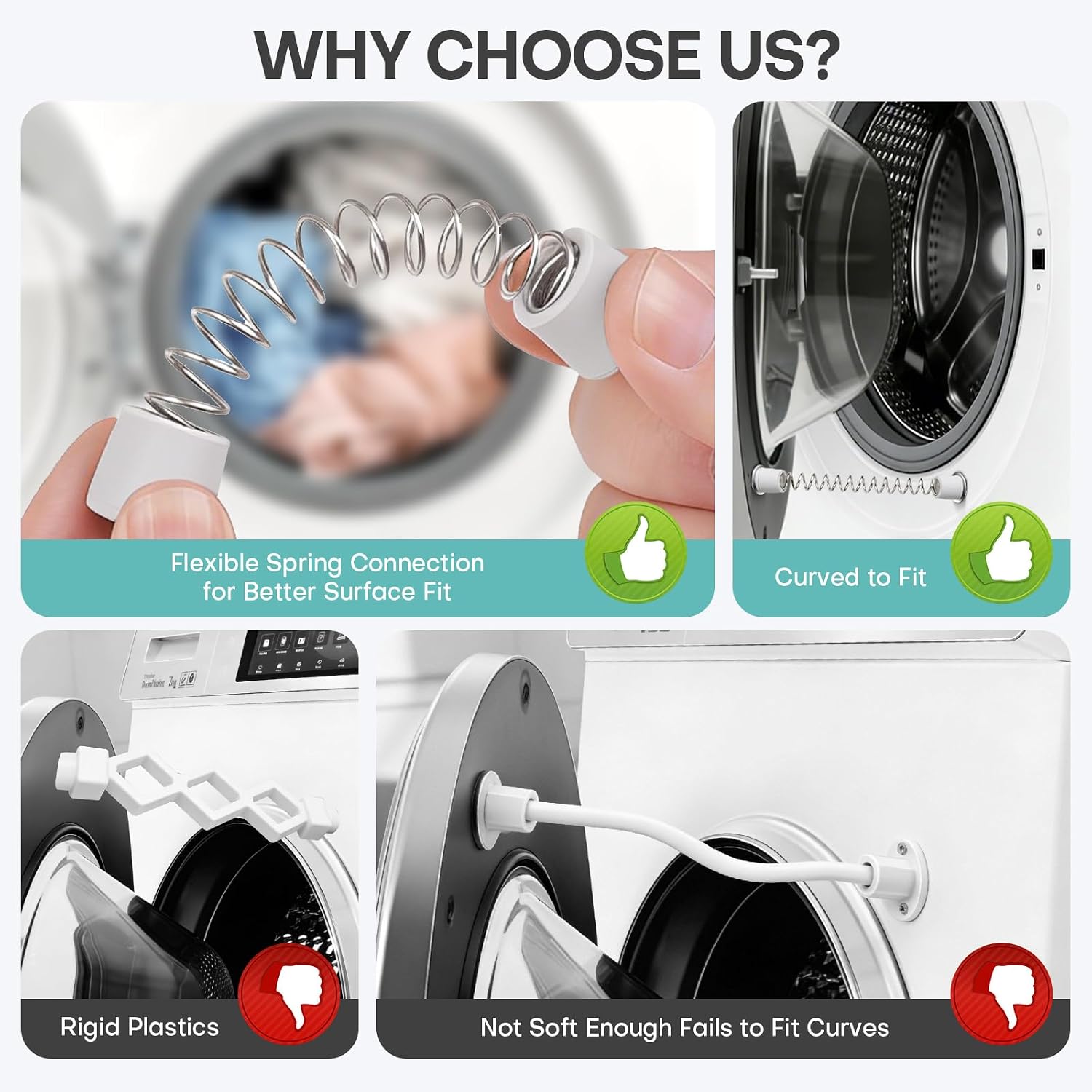 Thumbnail 6 de Nezylaf Washer Door Prop 4-Pack