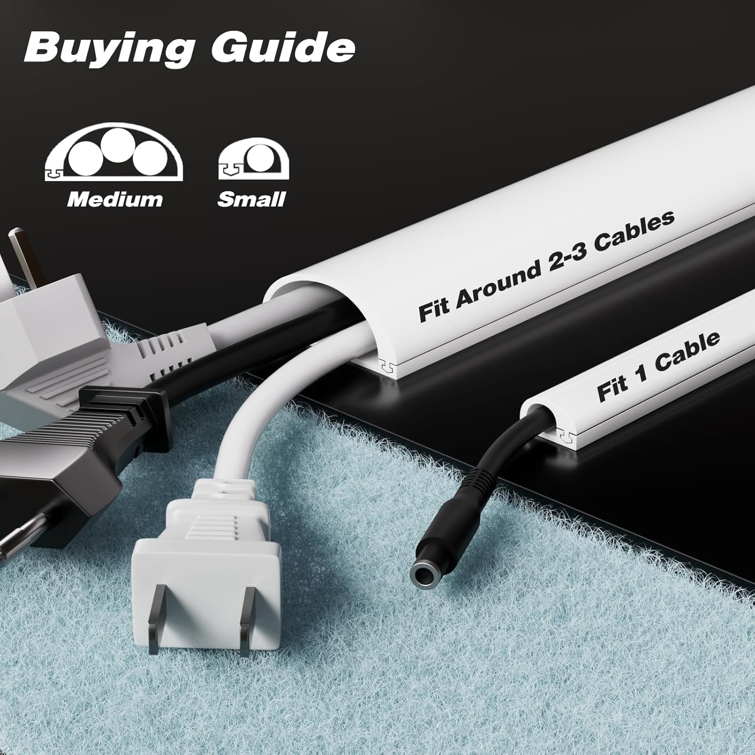 Thumbnail 5 de Conwang White Cable Trunking 1m