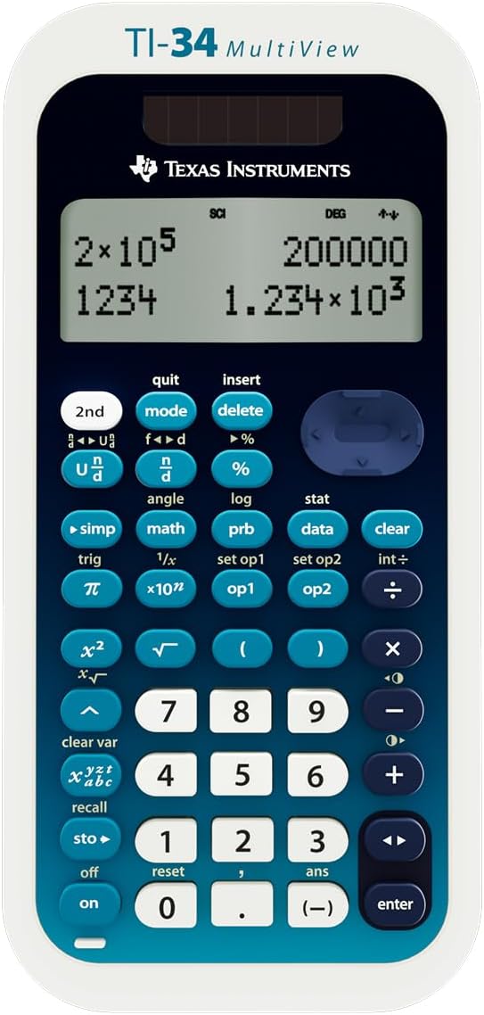 Detalle de Texas Instruments TI-34 MultiView Scientific Calculator