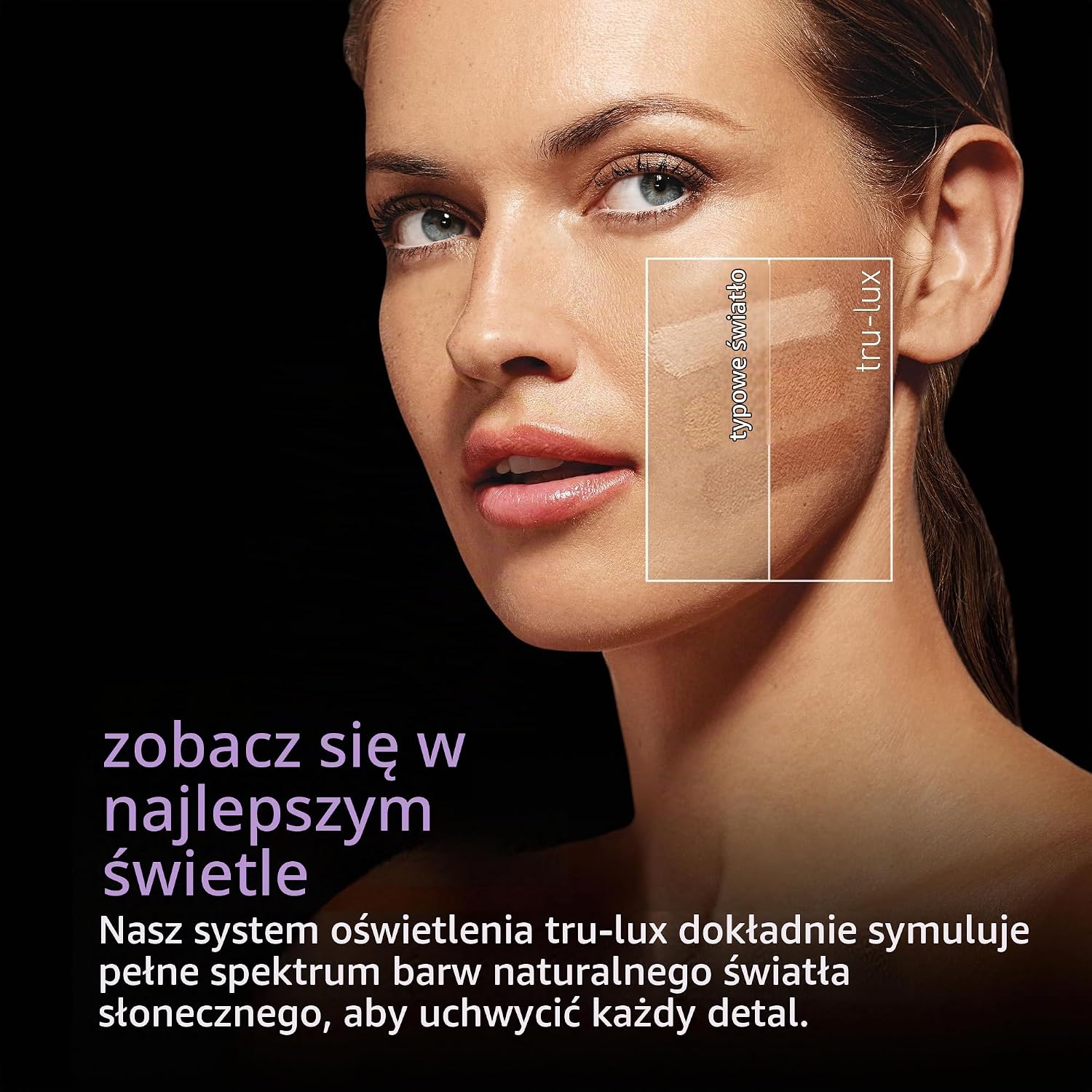 Detalle 1 de simplehuman ST3052 lusterko kosmetyczne 5x z czujnikiem i regulacją światła