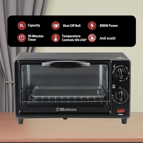 Thumbnail 1 de Belaco BTO-108 Mini 9L Toaster Oven: Compact, Practical Tabletop Oven for Small Spaces